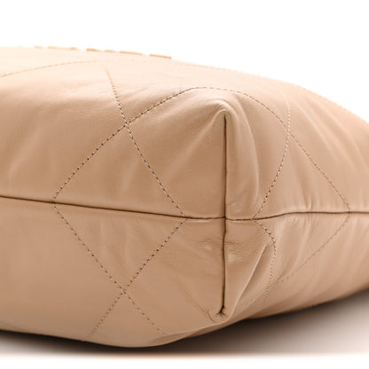 Chanel Shiny Calfskin Quilted Small Chanel 22 Beige 11 of 12