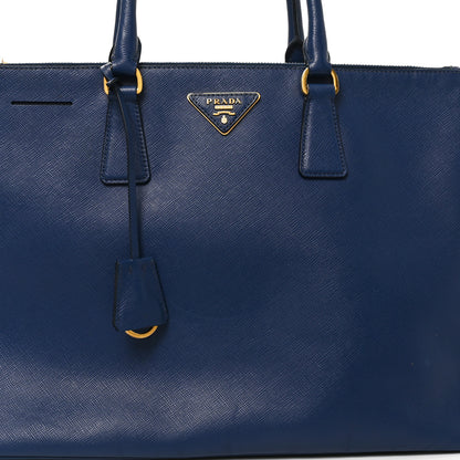 Prada Saffiano Large Galleria Double Zip Tote Bluette 6 of 8