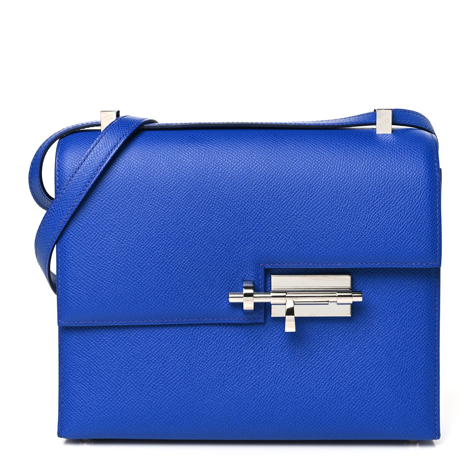 Hermes Epsom Verrou 21 Bleu Electrique 1 of 10