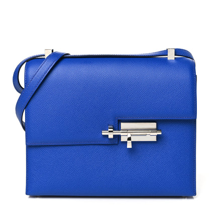 Hermes Epsom Verrou 21 Bleu Electrique 1 of 10