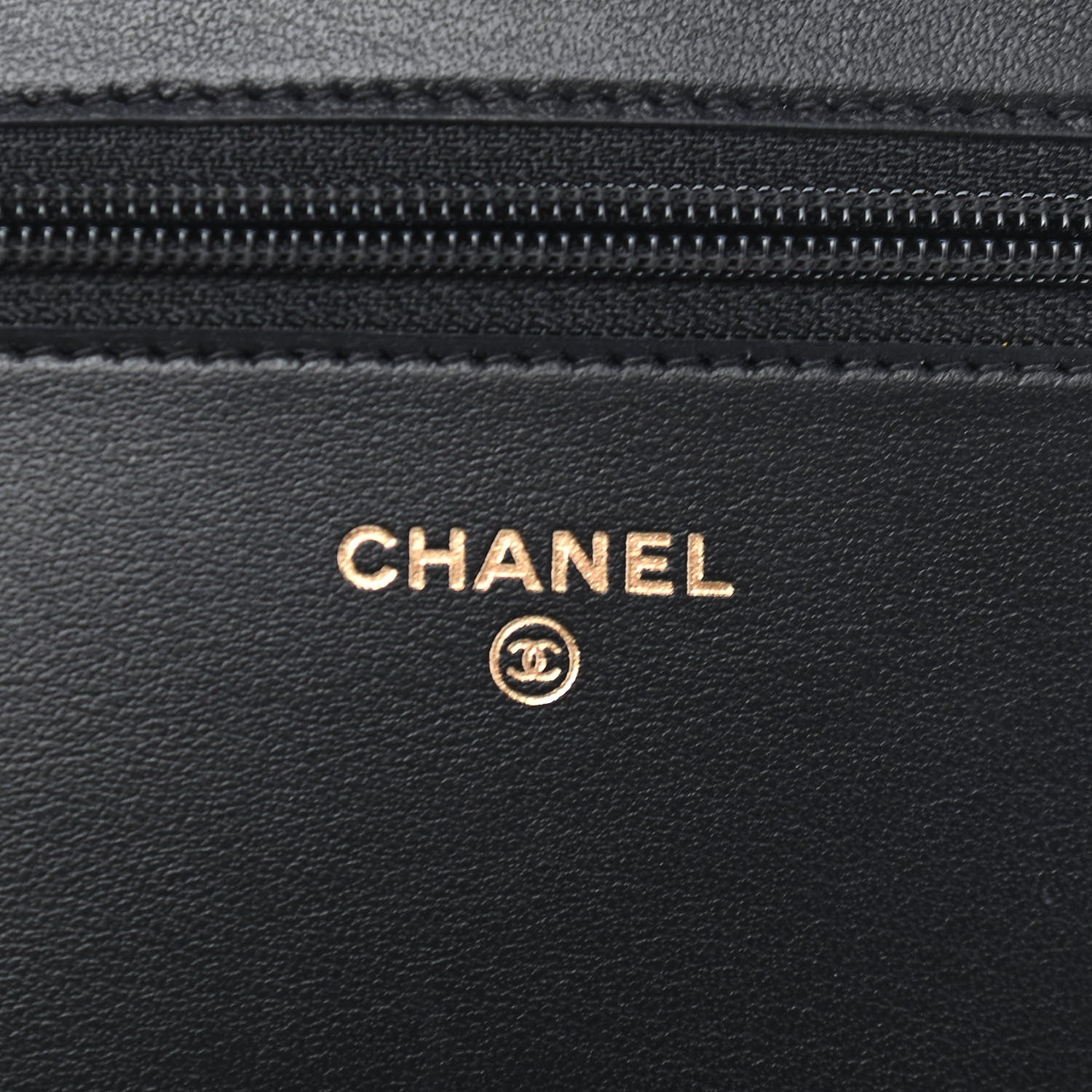 Chanel Caviar Quilted Vintage Mademoiselle Wallet On Chain WOC Black 6 of 10
