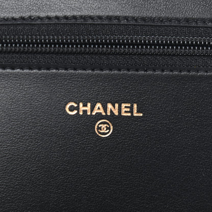 Chanel Caviar Quilted Vintage Mademoiselle Wallet On Chain WOC Black 6 of 10
