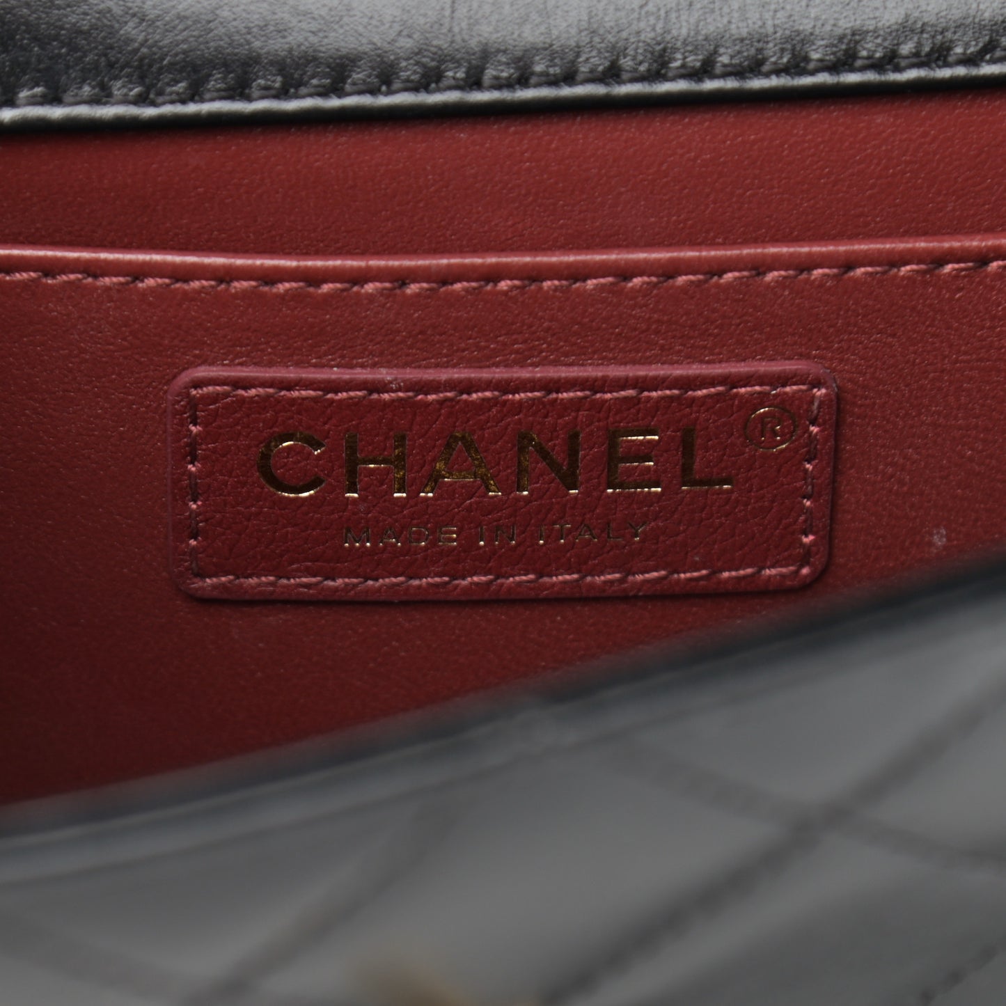 Calfskin Quilted Perfect Fit Flap Black