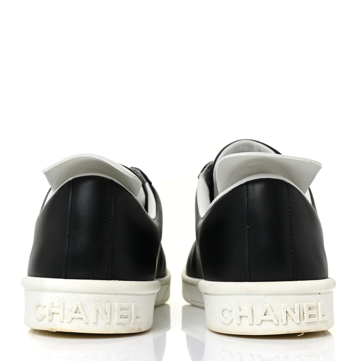 Calfskin CC Womens Sneakers 39.5 Black