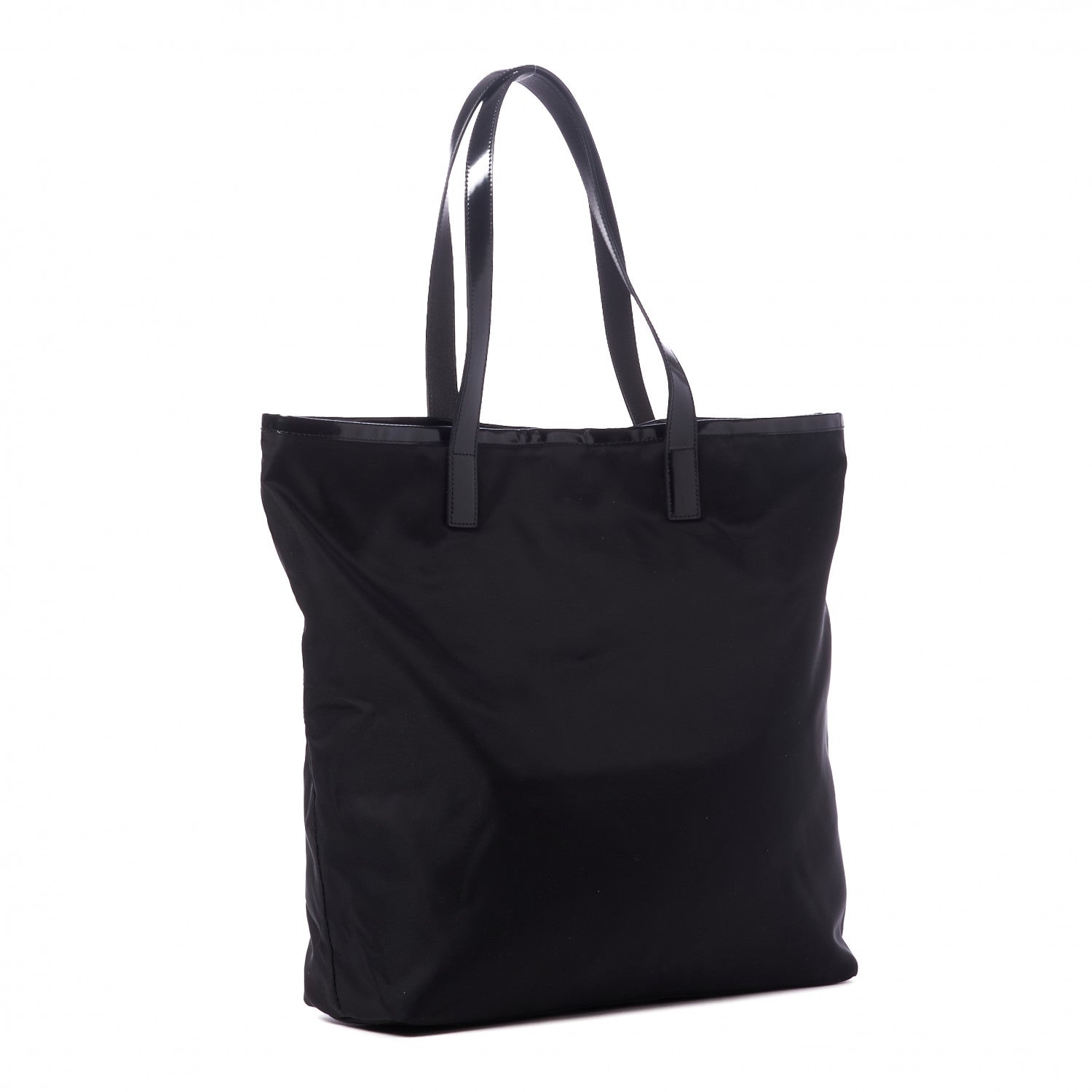 Prada Tessuto Nylon Spazzolato Tote Black 2 of 8