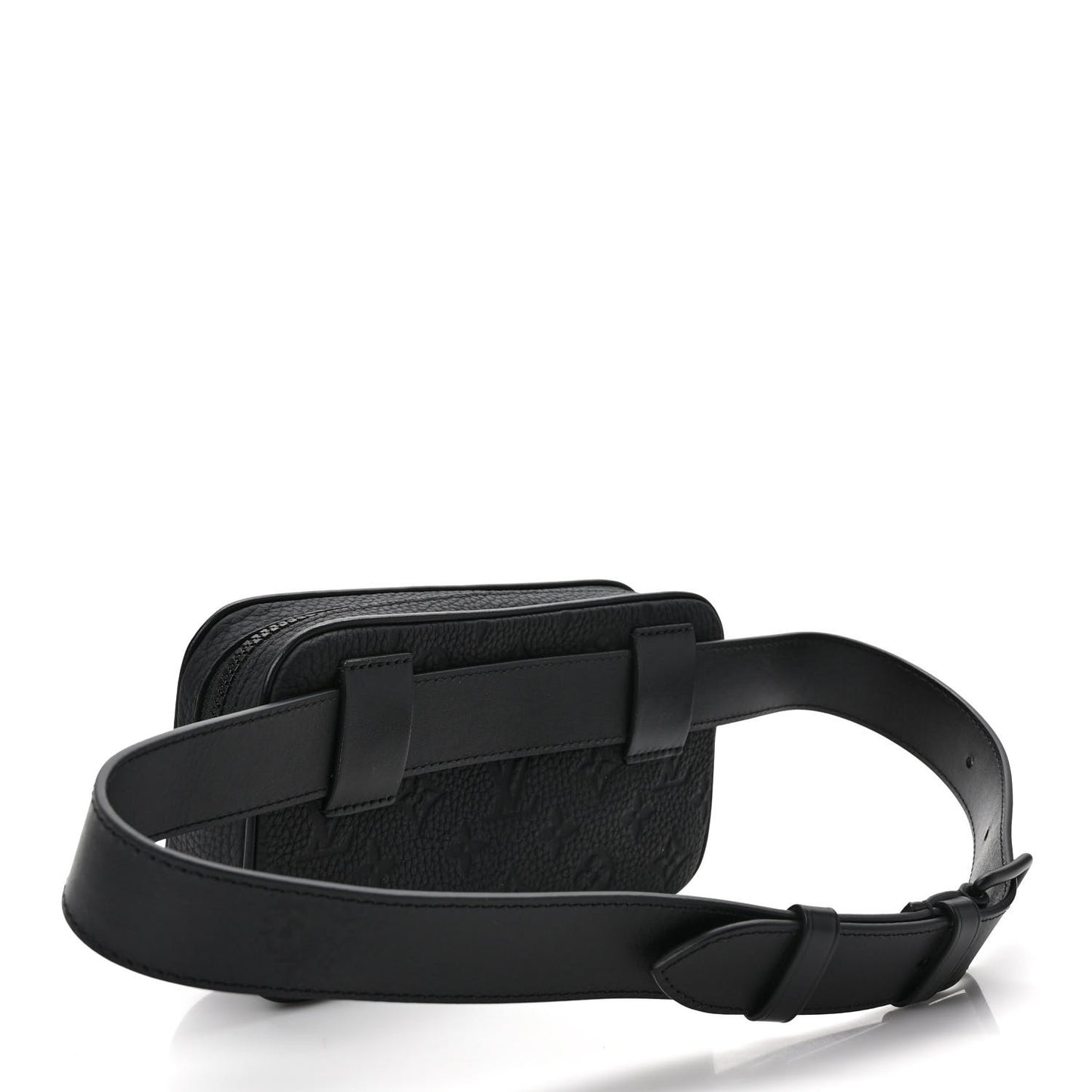 Taurillon Monogram Uniformes Solar Ray Soft Pochette Volga Belt Bag Black
