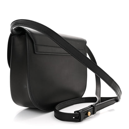 Saint Laurent Smooth Calfskin Monogram Medium Kaia Satchel Black 3 of 10