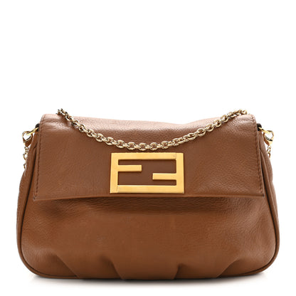 Fendi Vitello Flamingo Fendista Pouchette Crossbody Orzo 1 of 10