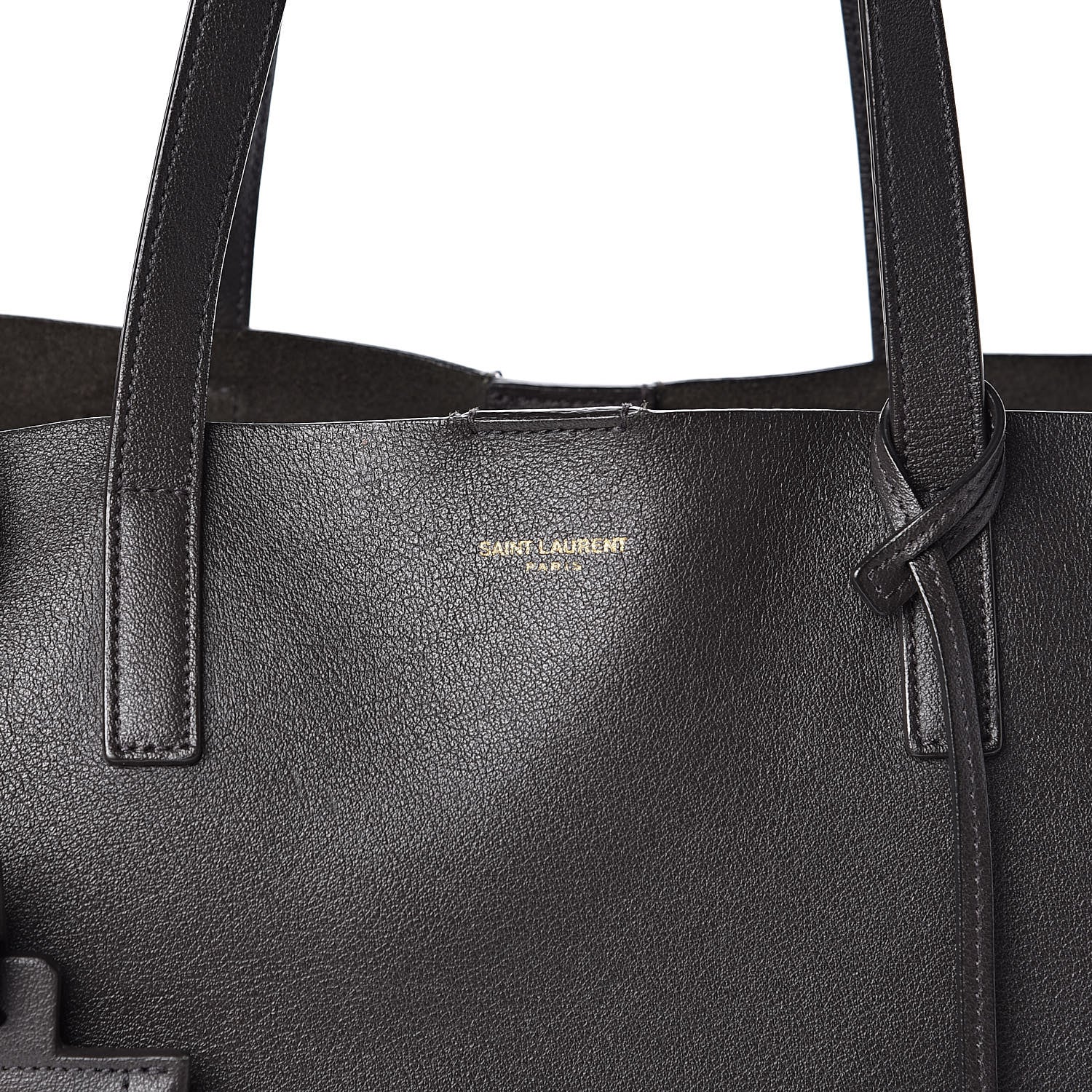 Saint Laurent Calfskin Large Shopping Tote Dark Grey 13 of 21