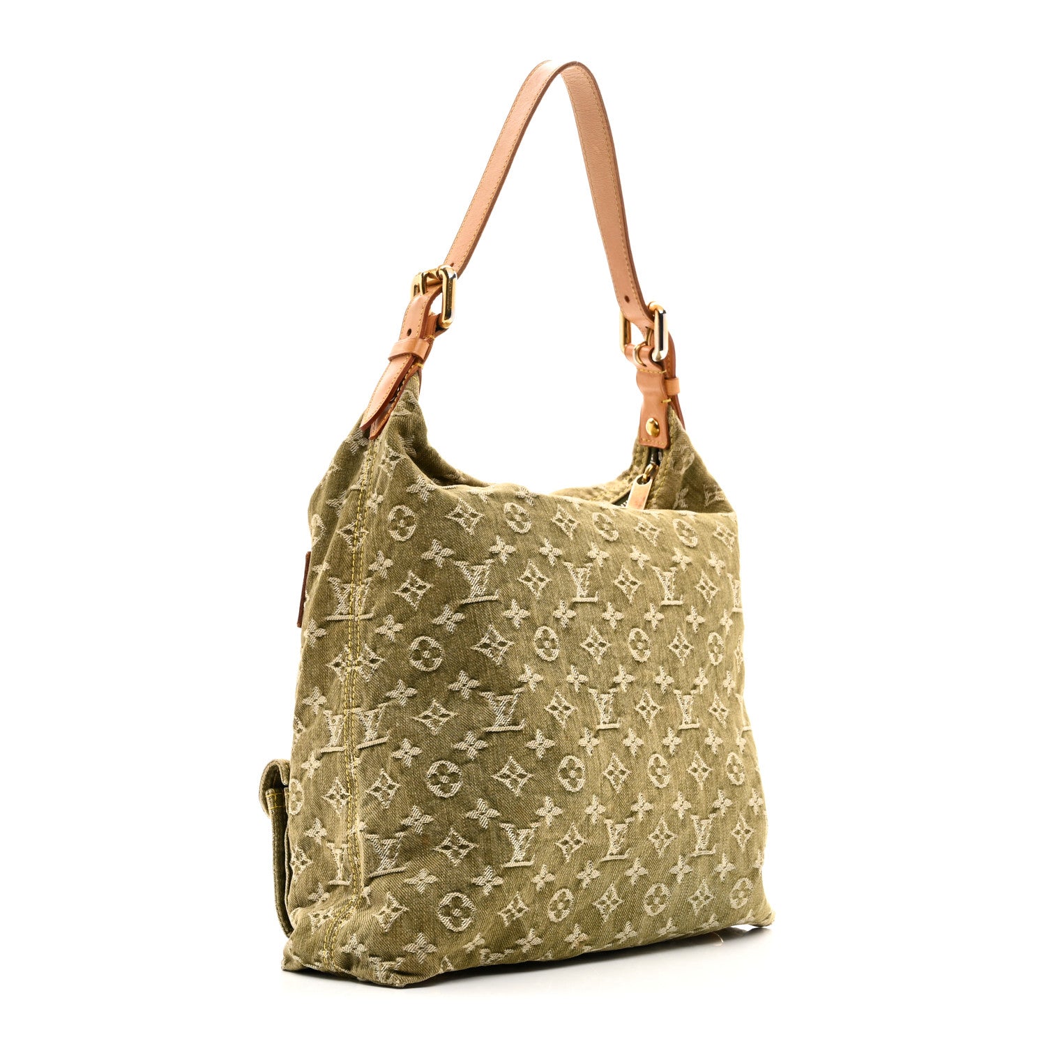 Louis Vuitton Denim Baggy GM Lichen 3 of 9
