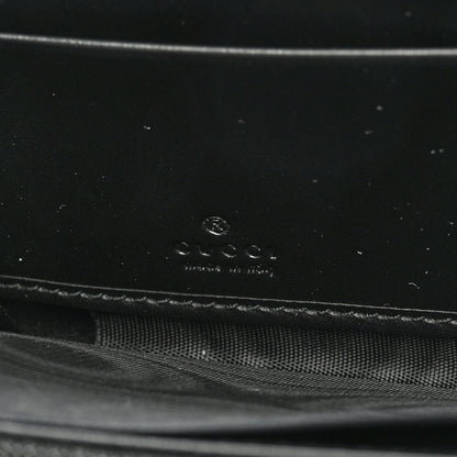 Gucci Guccissima Bow Zip Around Wallet Black 6 of 6