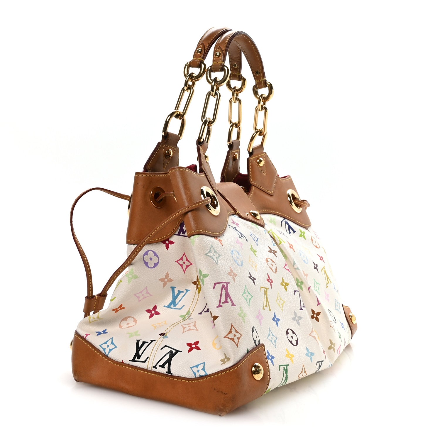 Louis Vuitton Monogram Multicolor Ursula White 3 of 9