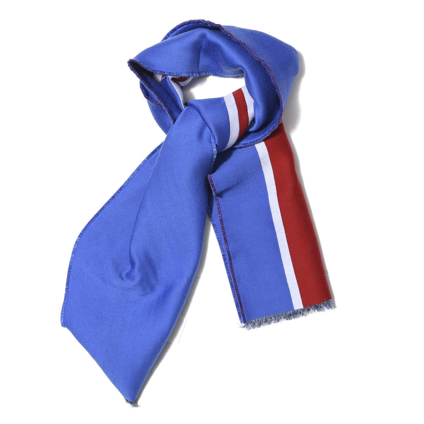 Wool Silk Gucci Heron Scarf Royal Red