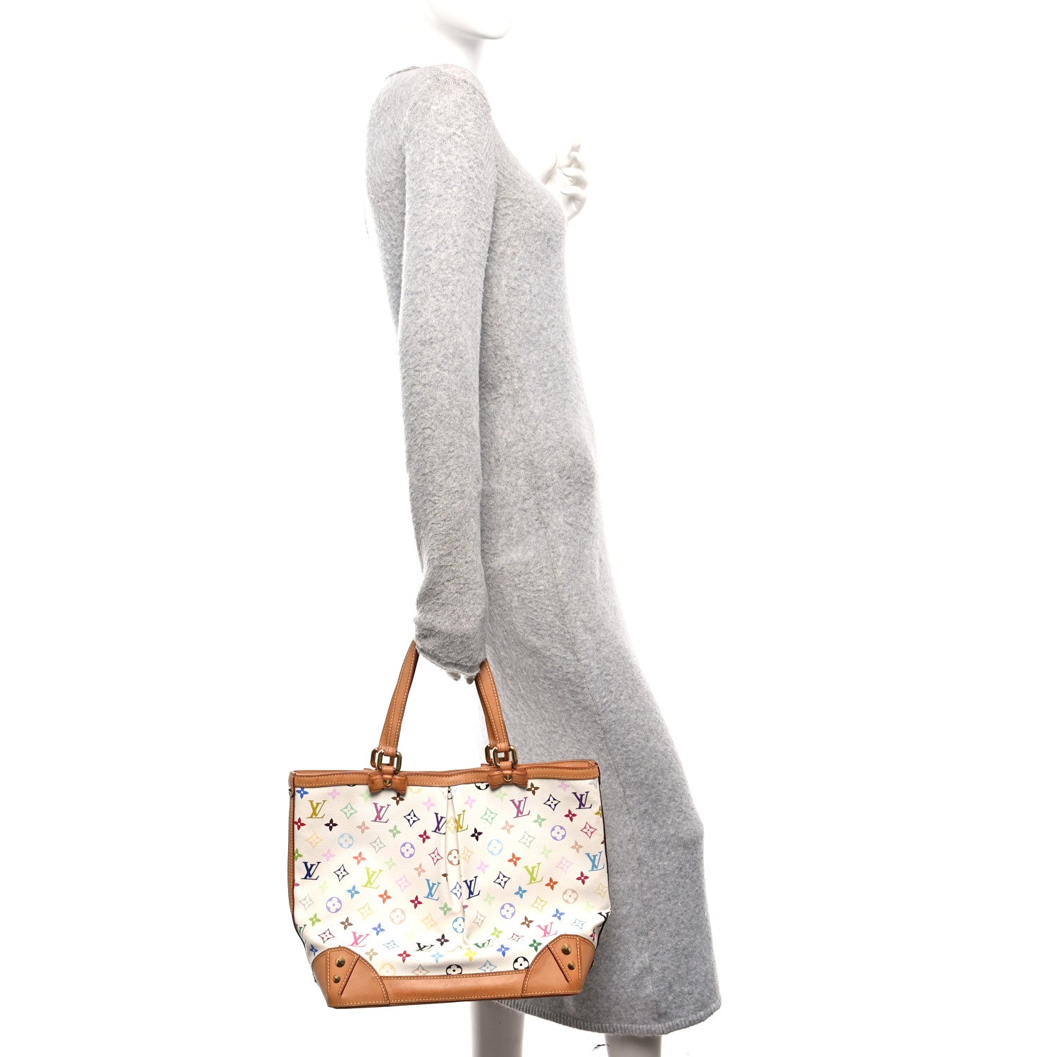 Louis Vuitton Monogram Multicolor Sharleen MM White 2 of 10