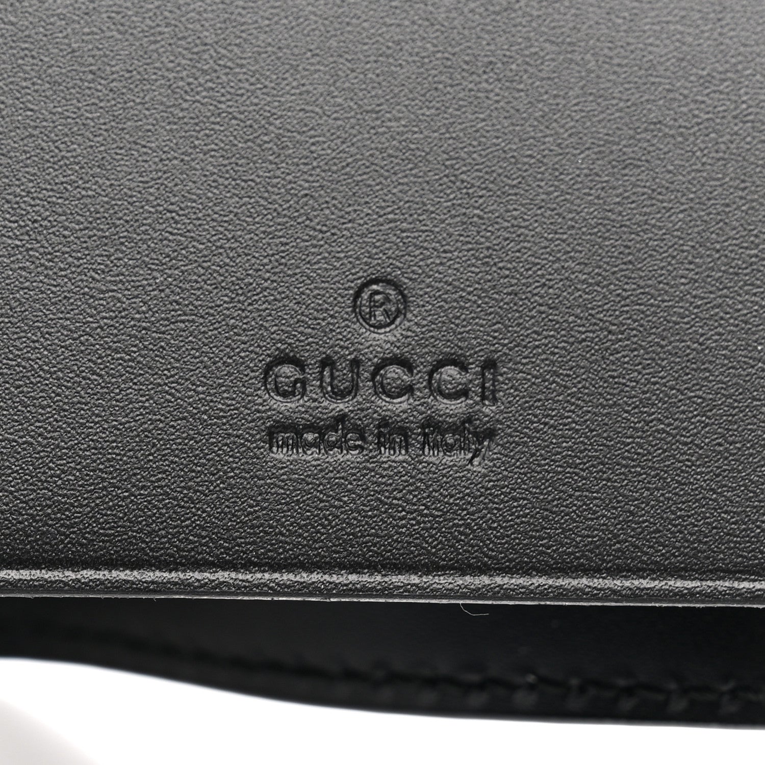 Gucci Guccissima Icon Signature 6 Key Holder Case Black 6 of 11