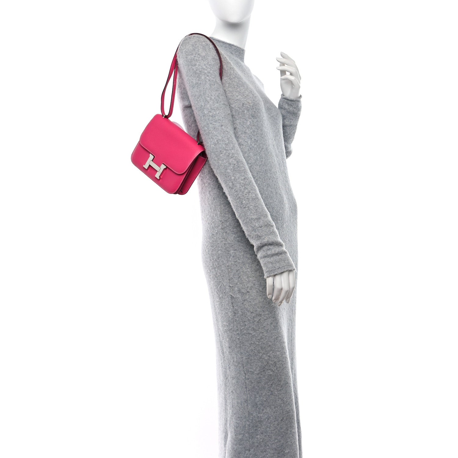 Hermes Epsom Constance 18 Rose Tyrien 2 of 11