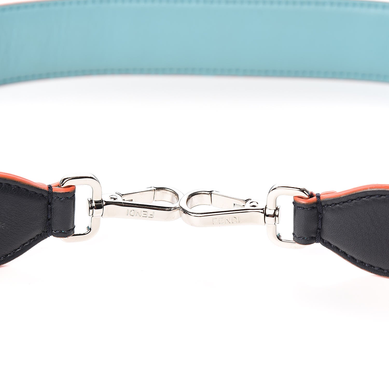 Fendi Calfskin Studded Strap You Navy Multicolor 3 of 5