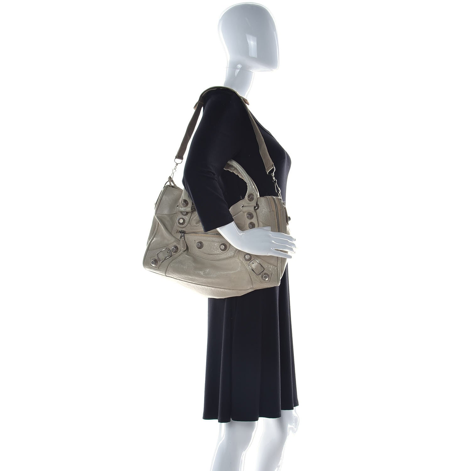 Balenciaga Agneau Giant 21 Rose Gold Hardware City Praline 3 of 14