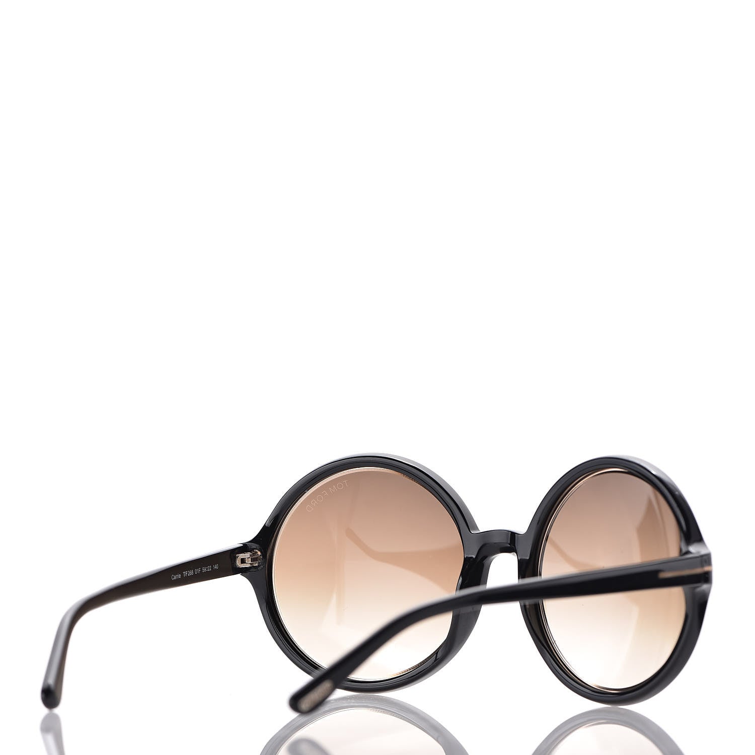 Tom Ford Carrie Sunglasses TF268 Black 3 of 8
