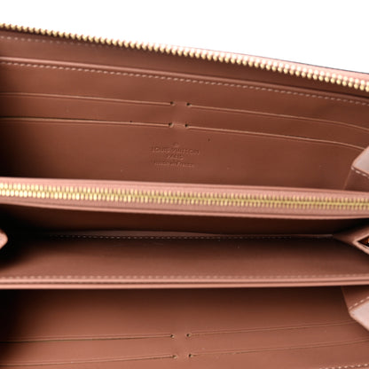Louis Vuitton Vernis Zippy Wallet Rose Velours 5 of 10