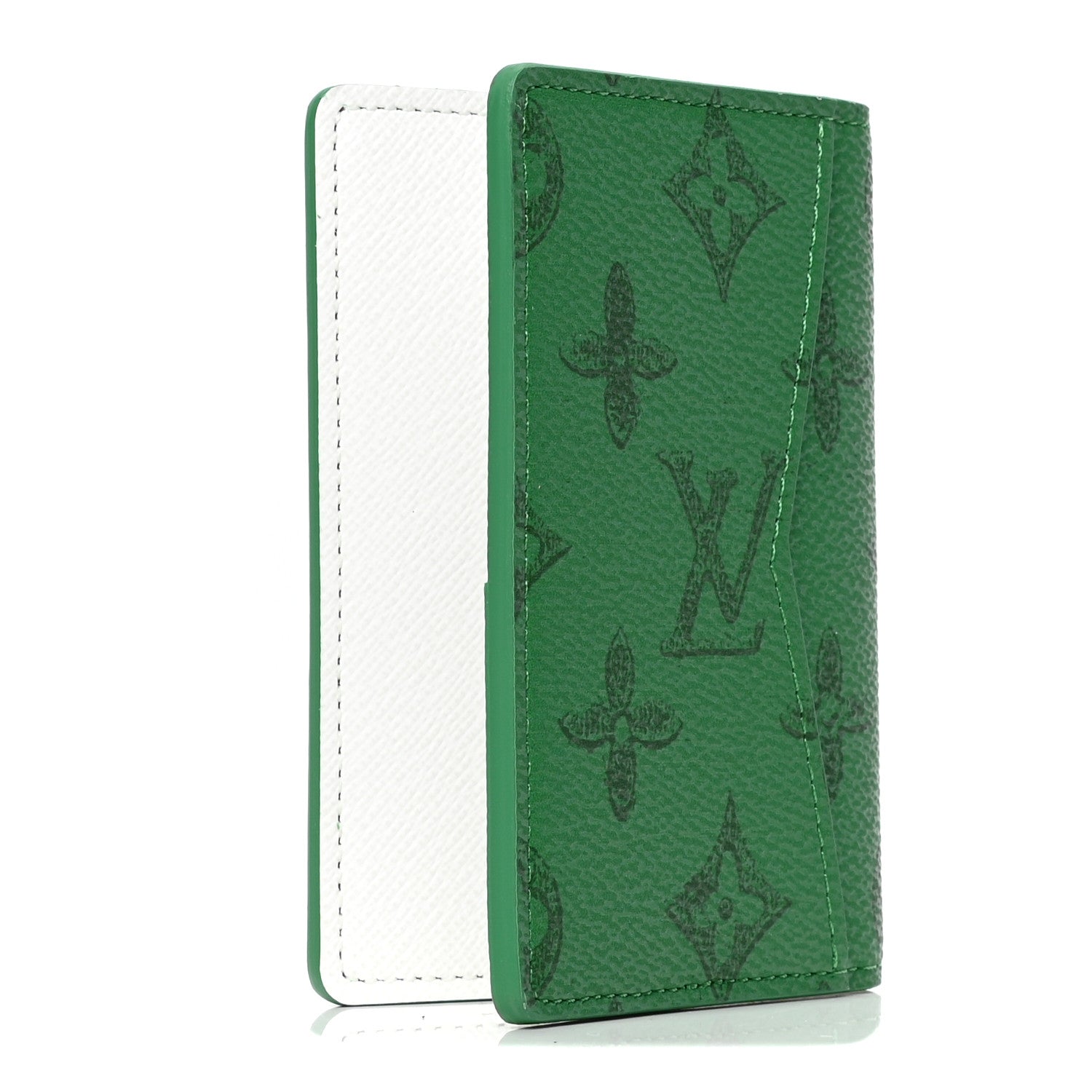 Louis Vuitton Vintage Monogram Everyday LV Pocket Organizer Green 2 of 4
