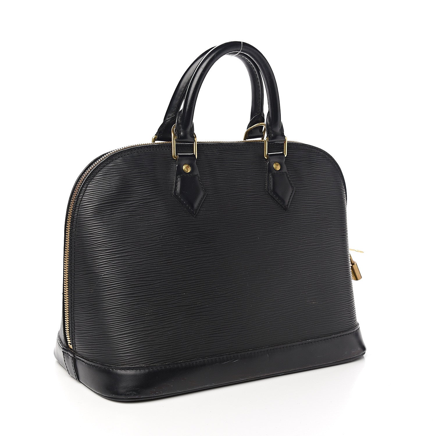 Louis Vuitton Epi Alma PM Black 2 of 12