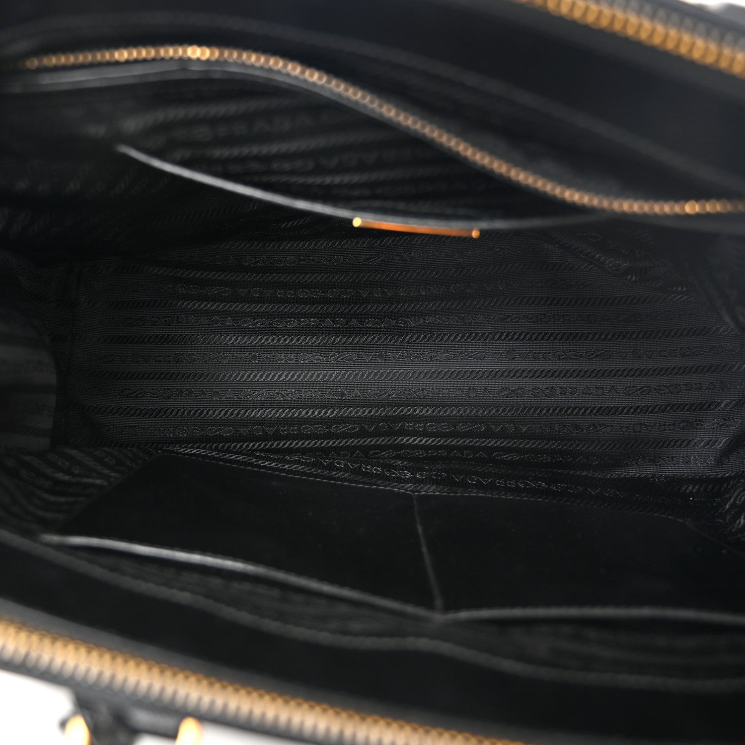 Prada Saffiano Lux Large Galleria Double Zip Tote Black 5 of 9