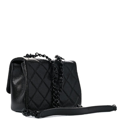 Chanel Caviar Quilted Incognito Mini Square Flap Black 5 of 14