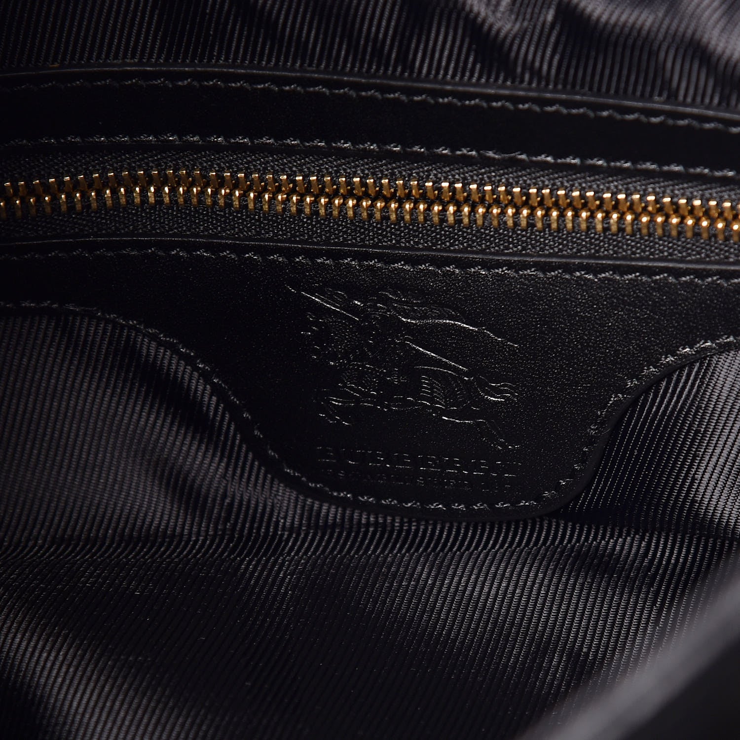 Burberry Calfskin Quilted Manor Tote Black 8 of 9