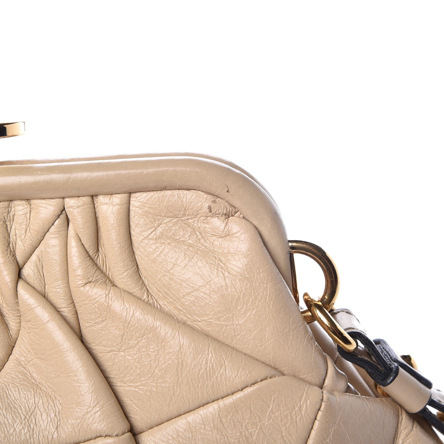 Marc Jacobs Calfskin Patchwork Little Stam Beige 8 of 9