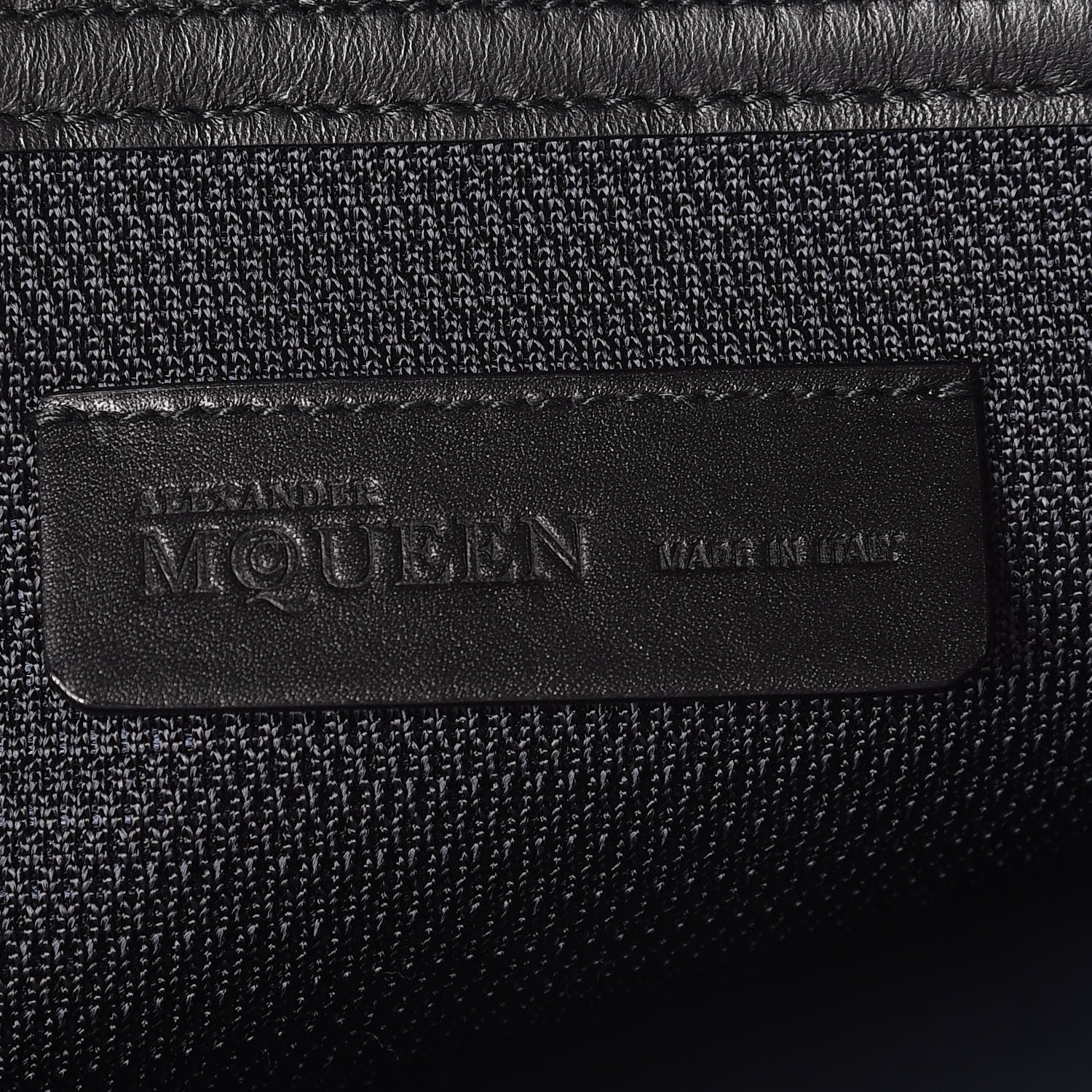 Alexander McQueen Neoprene De Manta Carryall Navy Black 8 of 9