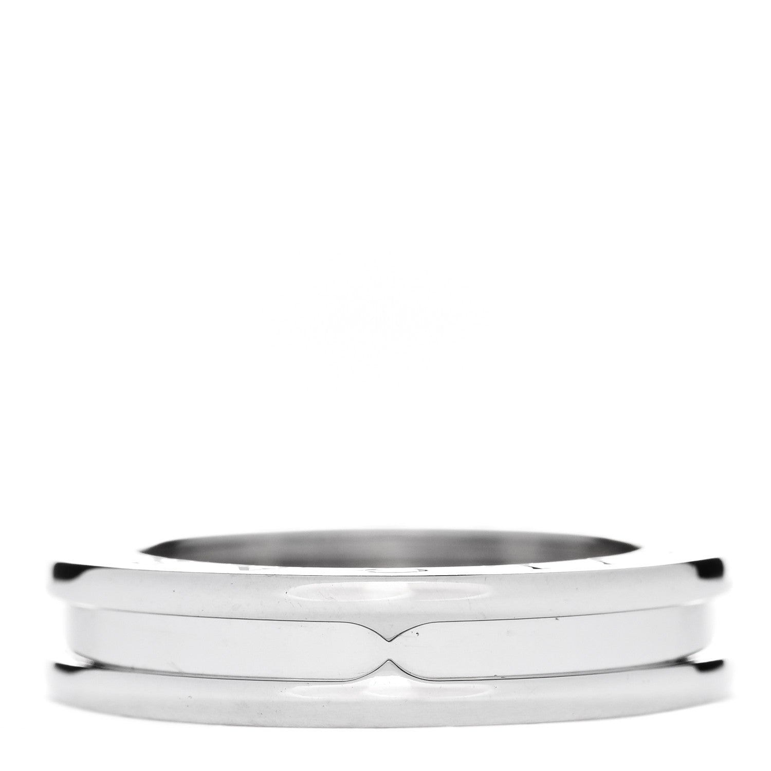 Bulgari 18K White Gold B.Zero1 One-Band Ring 51 5.75 3 of 5