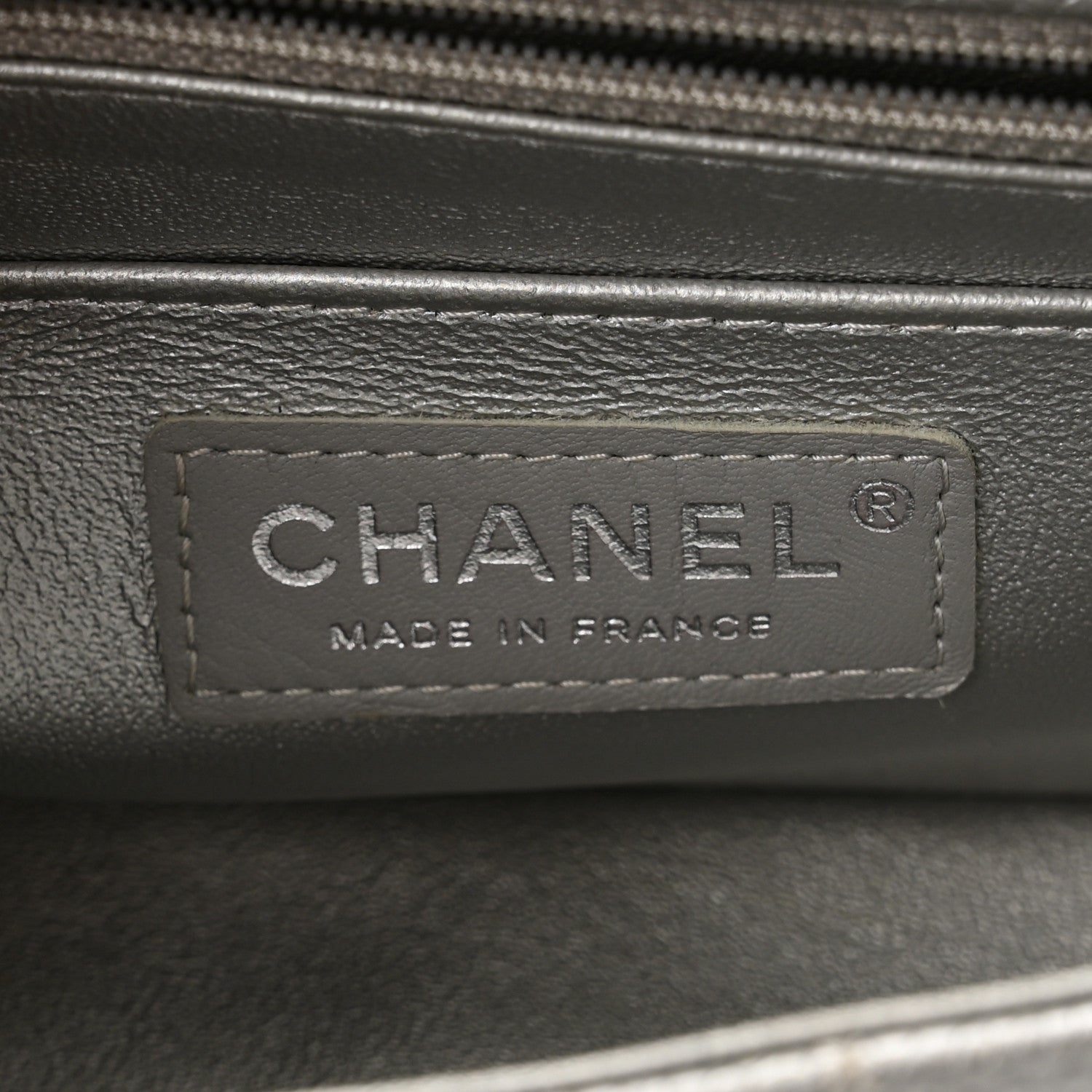 Chanel Metallic Caviar Quilted Mini Rectangular Flap Silver 6 of 12