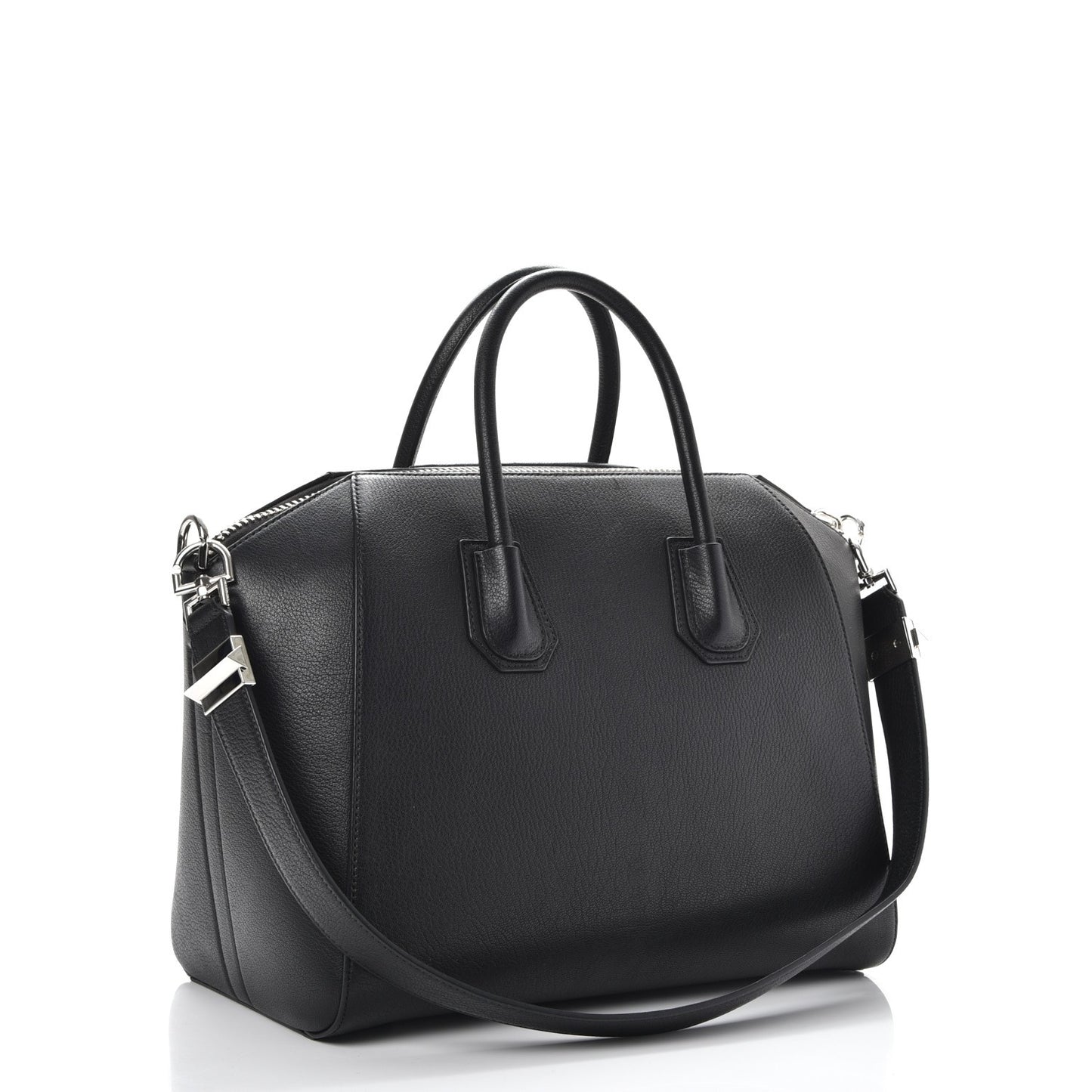 Sugar Goatskin Medium Antigona Black