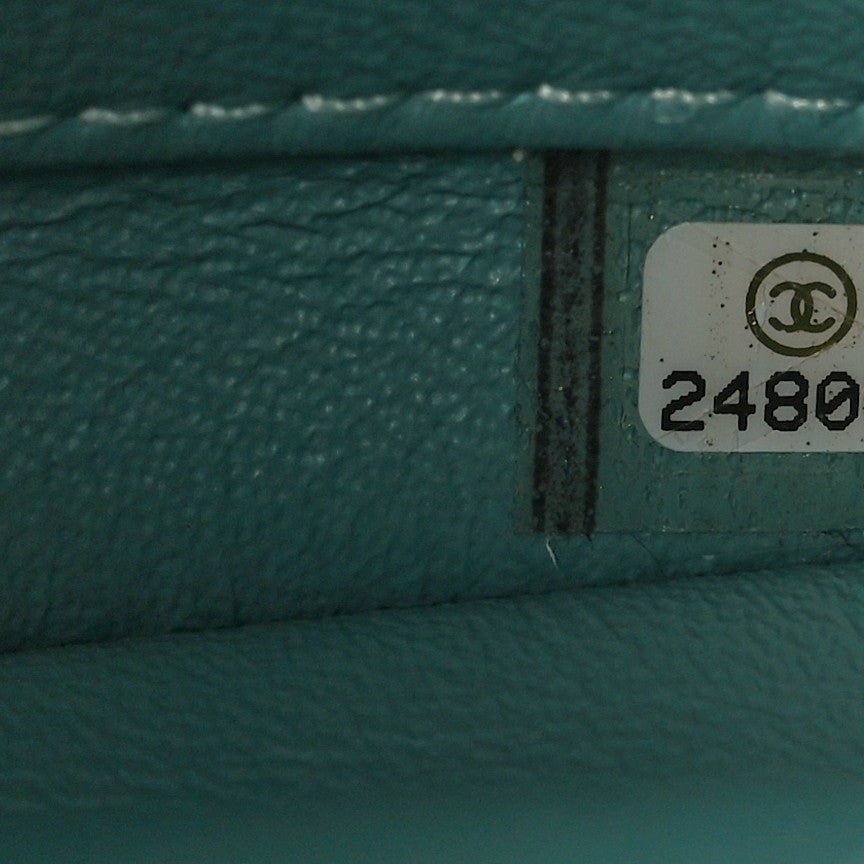 Chanel Lambskin Quilted Small Trendy CC Flap Dual Handle Bag Light Blue 7 of 10