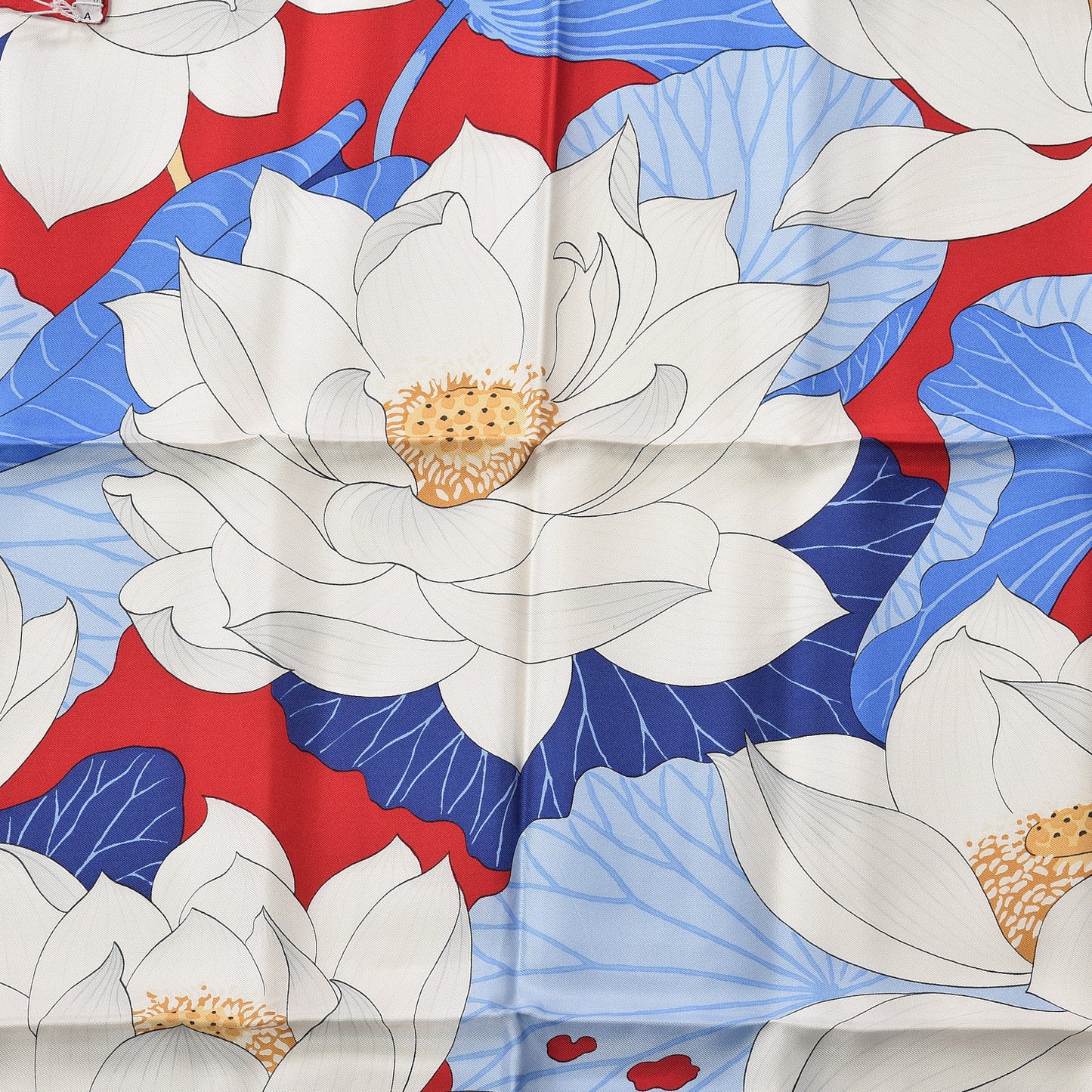 Silk Fleurs de Lotus Scarf 90