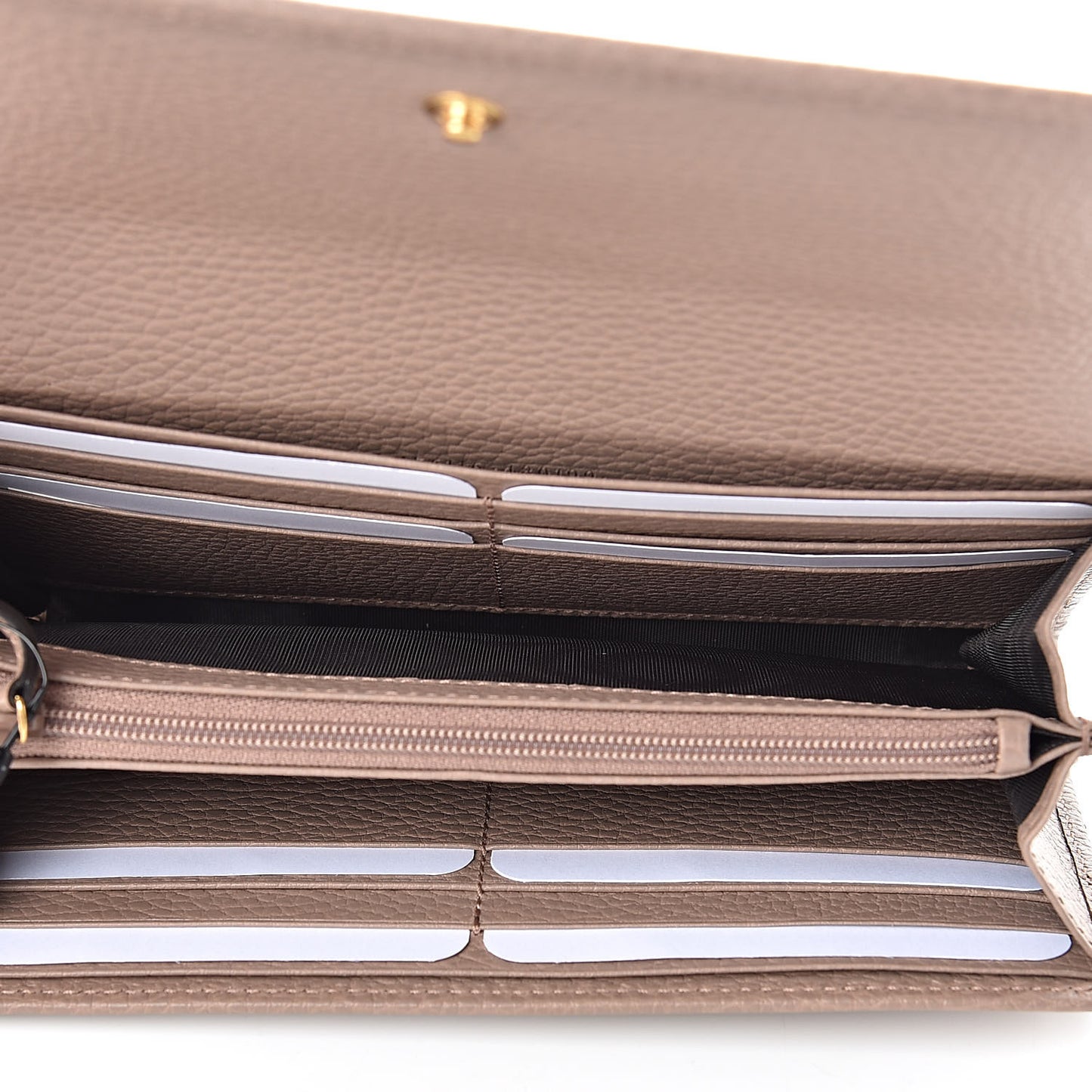 Dollar Calfskin GG Marmont Continental Wallet Porcelain Rose