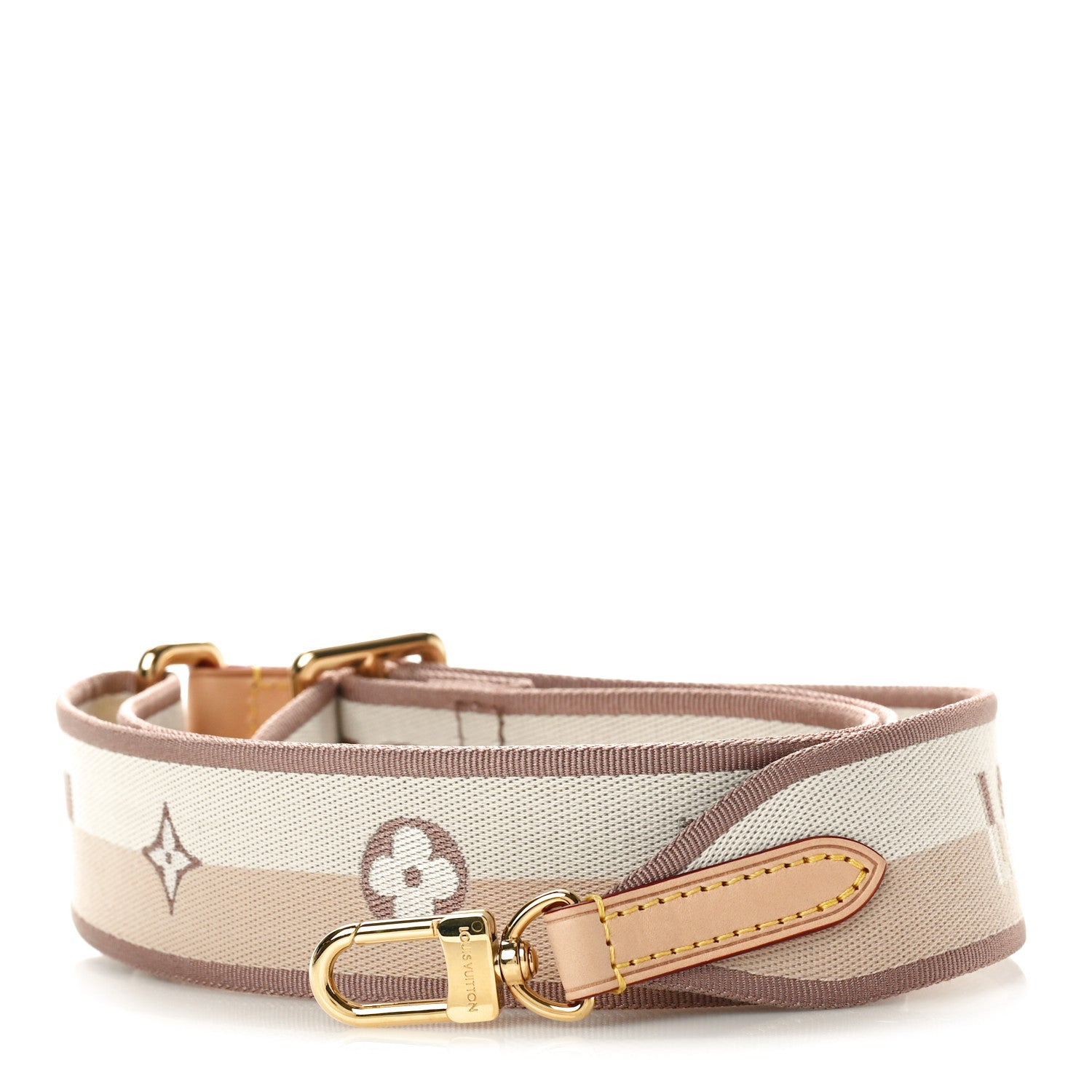 Louis Vuitton Jacquard Speedy Bandouliere 20 Shoulder Strap Beige 1 of 3