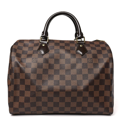 Louis Vuitton Damier Ebene Speedy 30 1 of 9