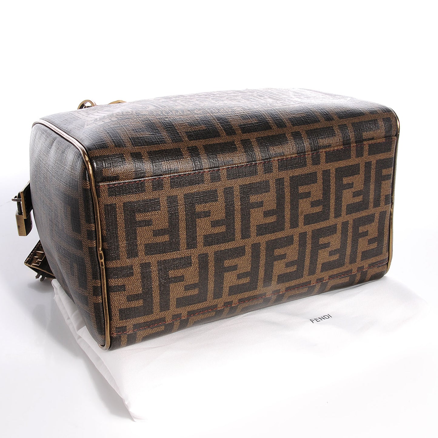 Zucca Spalmati Palazzo Print Boston Tobacco Gold