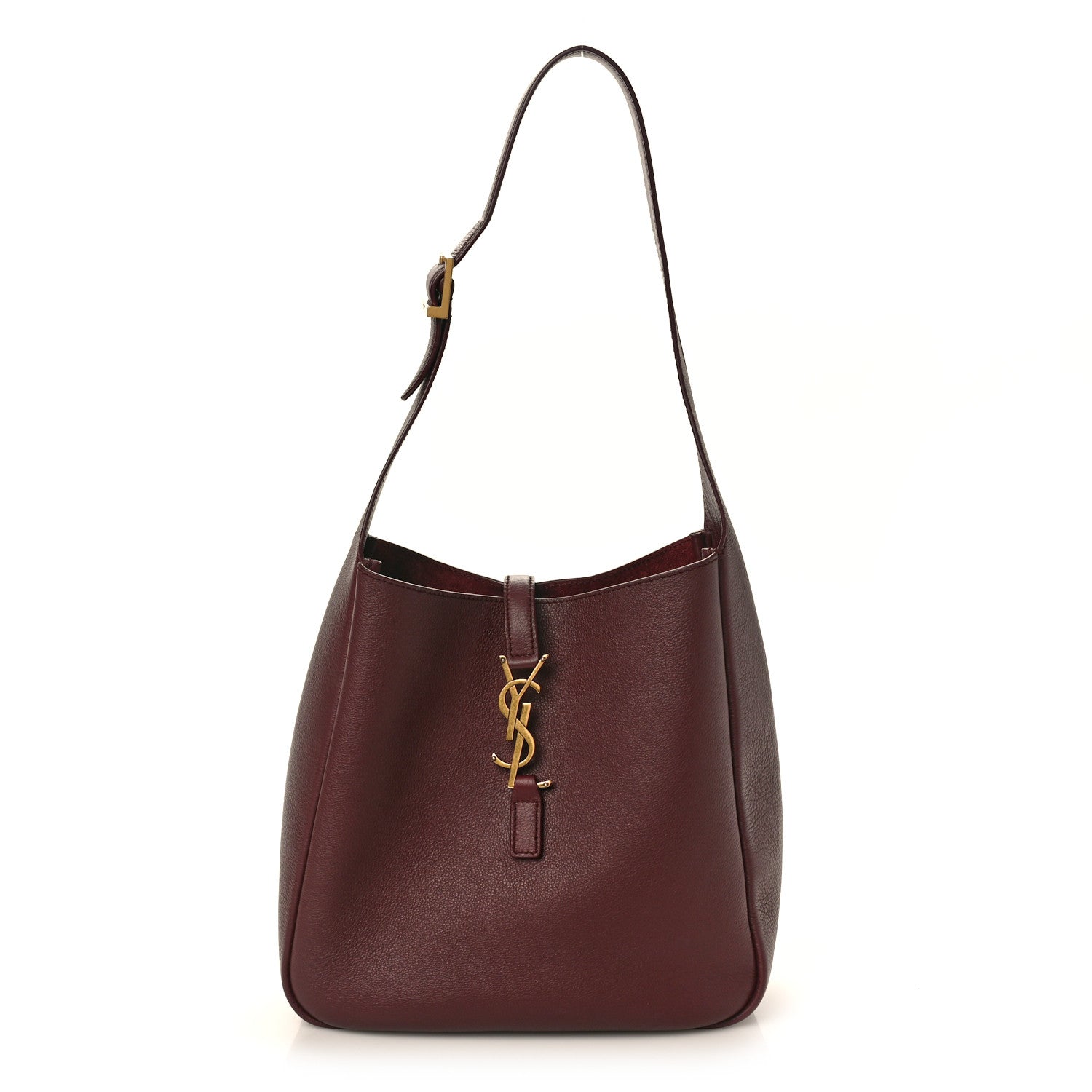 Saint Laurent Smooth Calfskin Small Le 5 A 7 Soft Hobo Rouge Legion 1 of 8