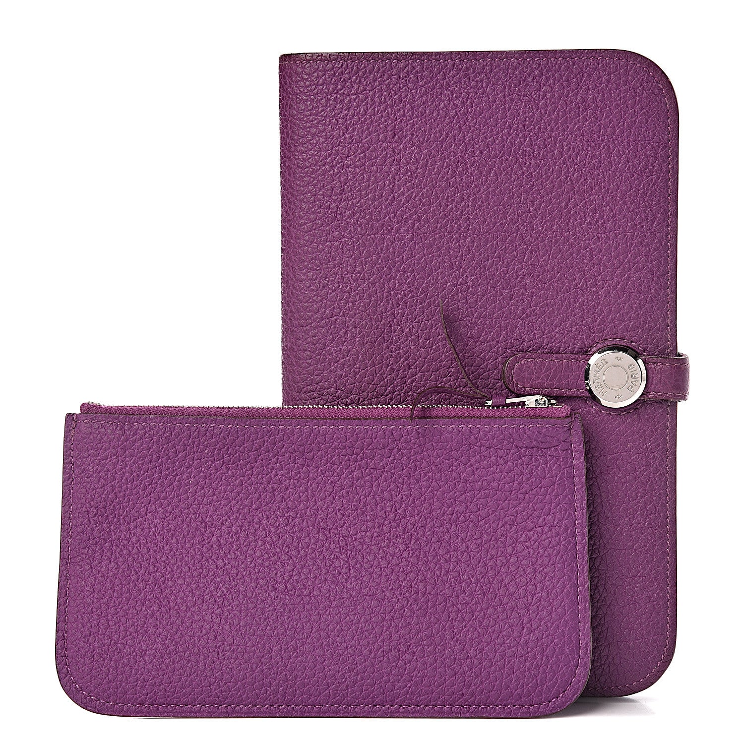 Hermes Togo Dogon Duo Wallet Ultraviolet 3 of 18
