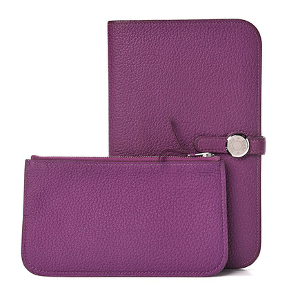 Hermes Togo Dogon Duo Wallet Ultraviolet 3 of 18