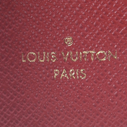 Louis Vuitton Damier Ebene Victorine Wallet Red 6 of 7