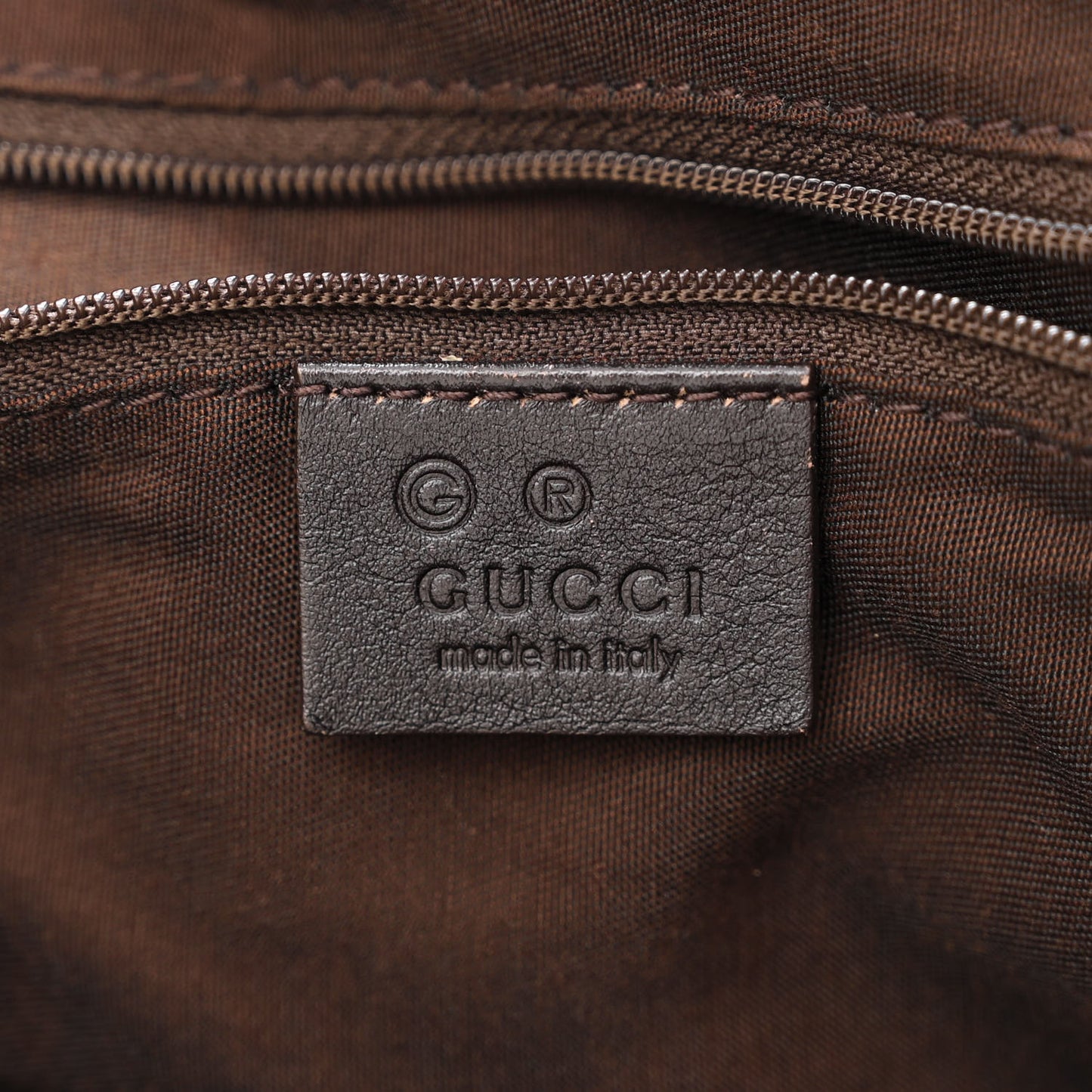 Calfskin Horsebit Embossed Medium Abbey Convertible Tote Dark Brown