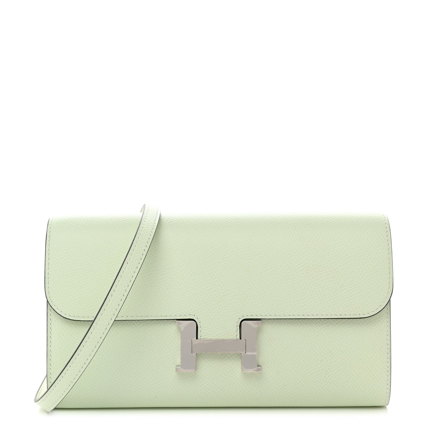Hermes Epsom Constance Long To Go Wallet Vert Fizz 1 of 8