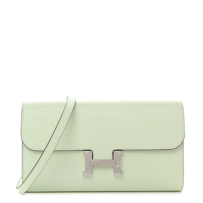 Hermes Epsom Constance Long To Go Wallet Vert Fizz 1 of 8