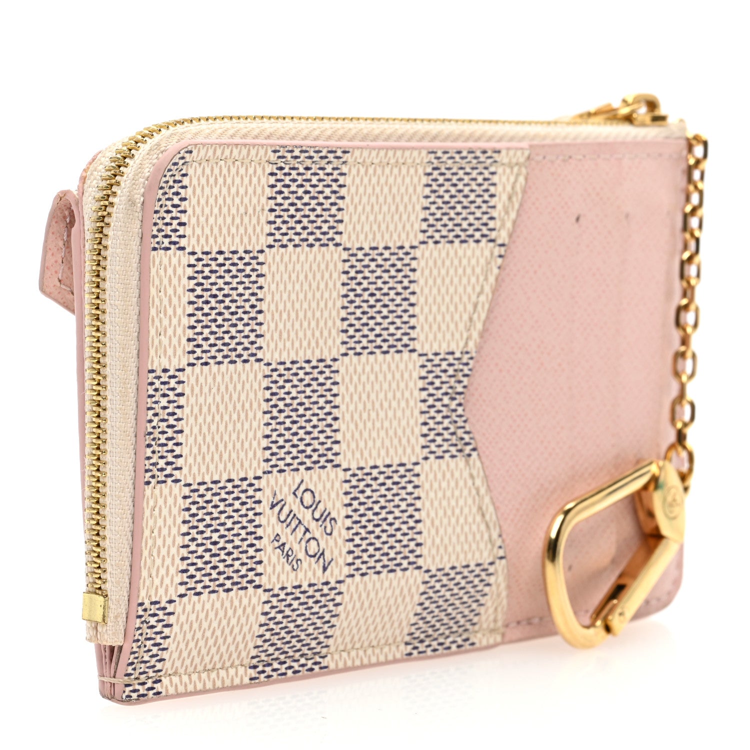 Louis Vuitton Damier Azur Recto Verso Card Holder Rose Ballerine 3 of 6