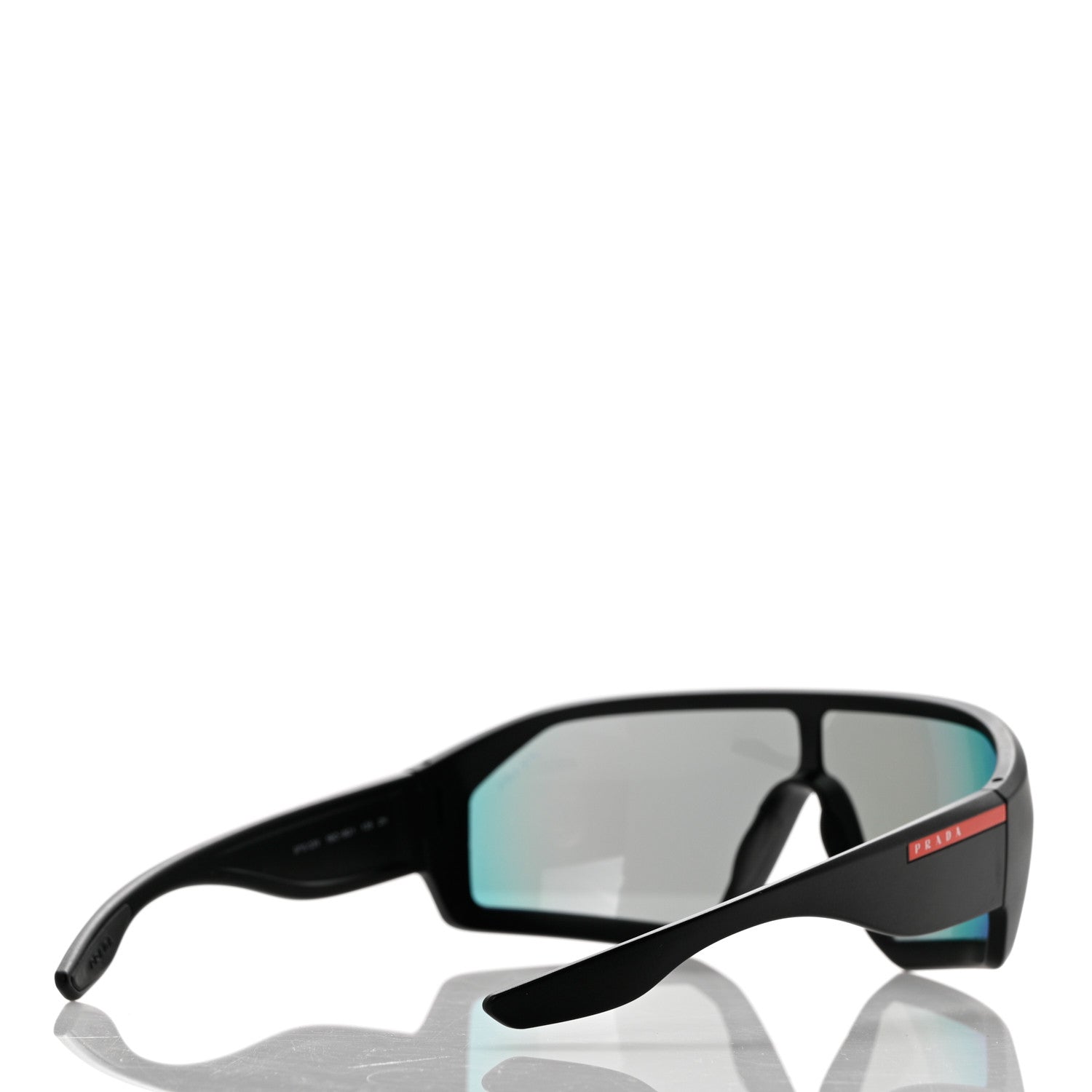 Prada Acetate Linea Rossa Impavid Sport Sunglasses SPS 03V Black 4 of 8