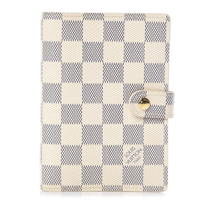 Louis Vuitton Damier Azur Small Ring Agenda Cover 1 of 7